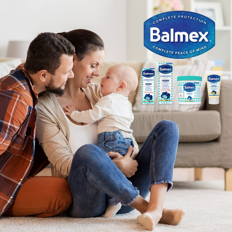 Balmex Complete Protection Baby Diaper Rash Cream with Zinc Oxide + Soothing Botanicals, 4 Ounce - Image 5